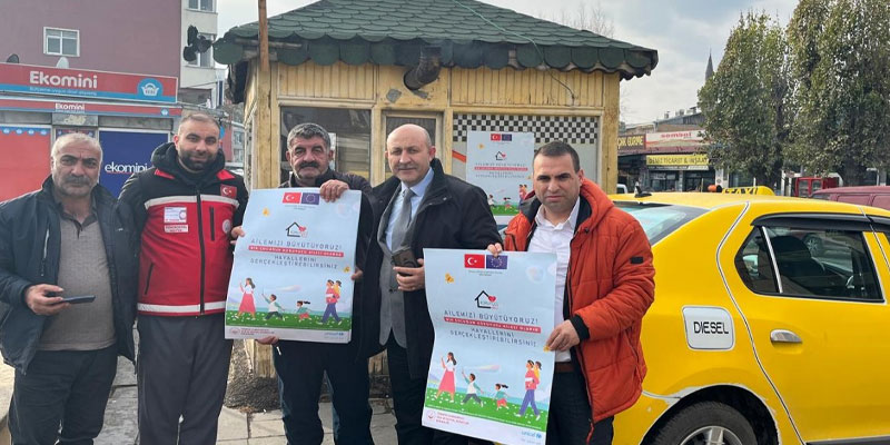 Kars'ta Şoförler Odasına Koruyucu Aile Tanıtımı