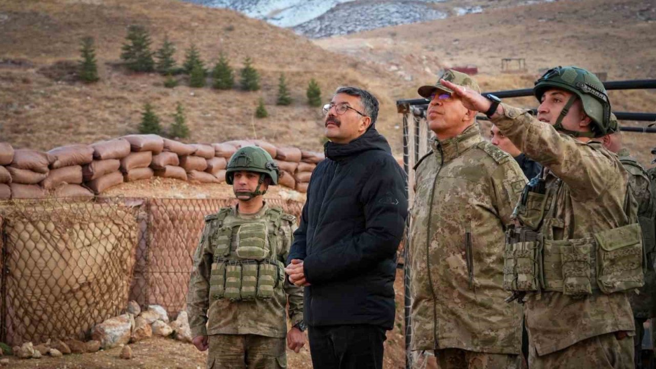 Aktütün Karakolu’na üst düzey ziyaret