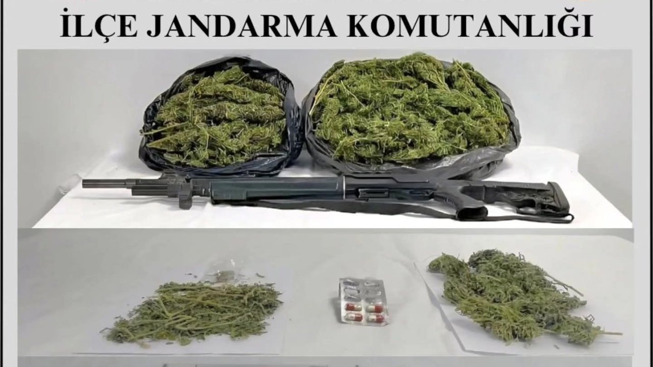 Kale’de uyuşturucu ve ruhsatsız tüfekle yakalanan şüpheli tutuklandı