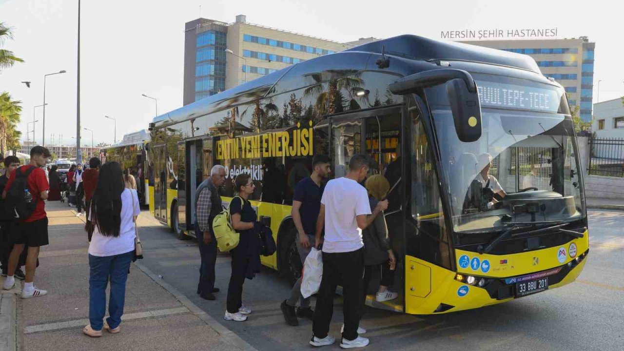 Mersin’in ulaşımında çevreci hamle: 18 elektrikli otobüs hizmete başladı