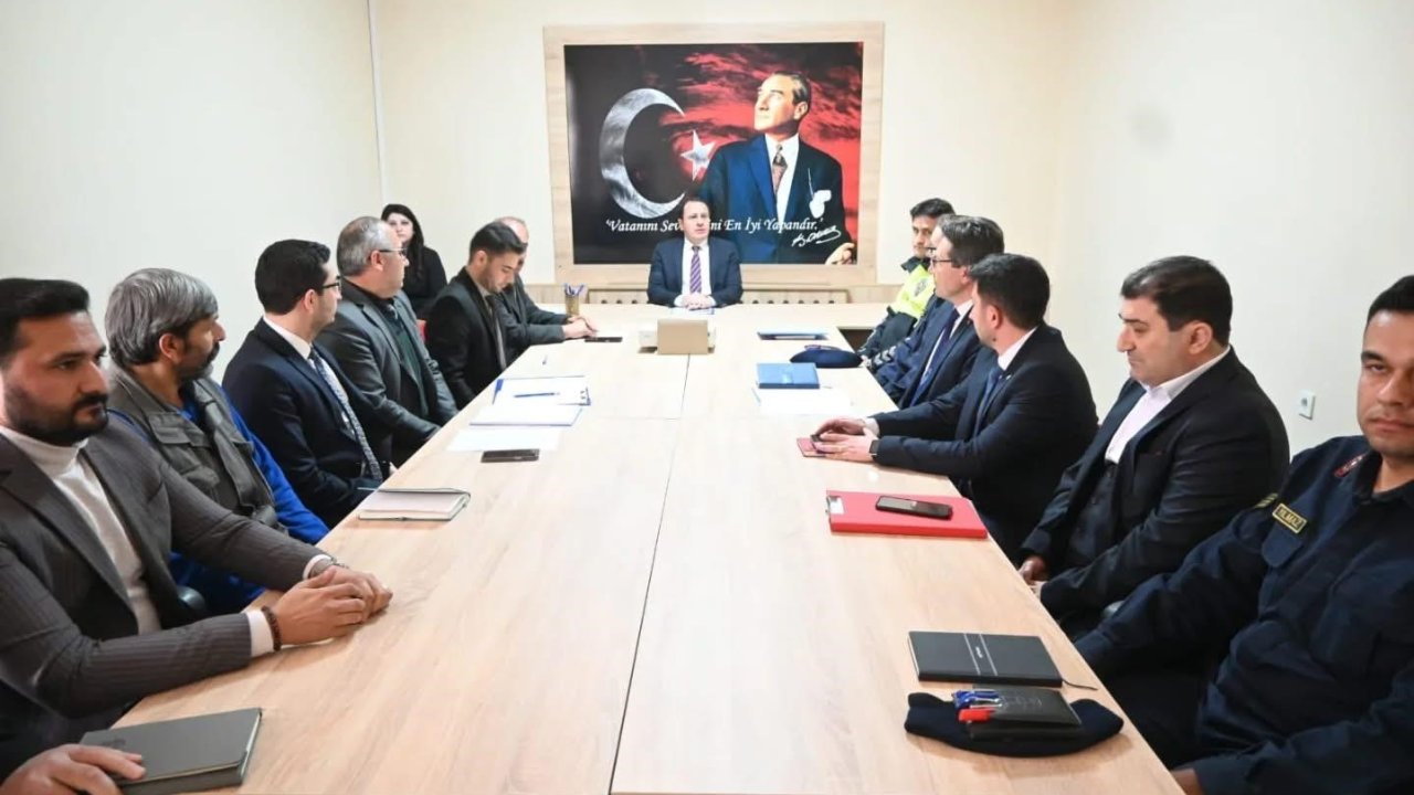 Sultandağı’nda kış tedbirleri toplantısı