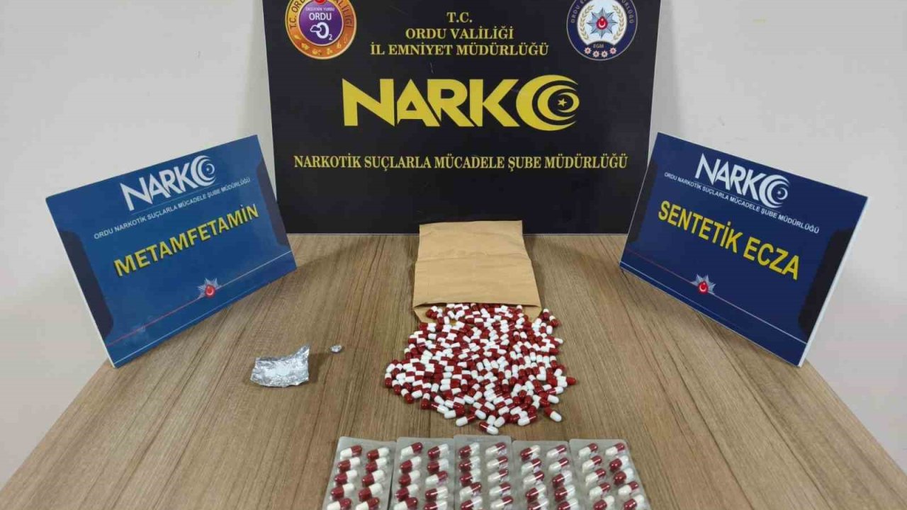 Ordu’da uyuşturucu operasyonlarında 1 tutuklamala