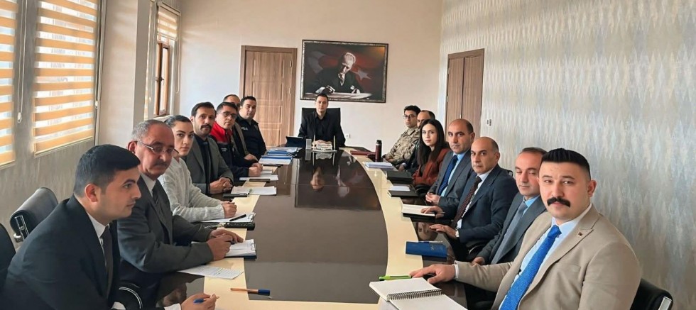 Selim Kaymakamı Semiz, kurum amirleriyle bir araya geldi