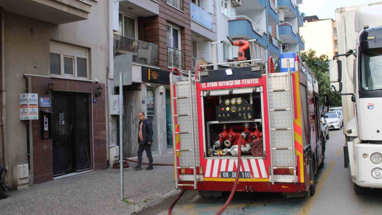Klimadan çıkan yangın kısa sürede söndürüldü