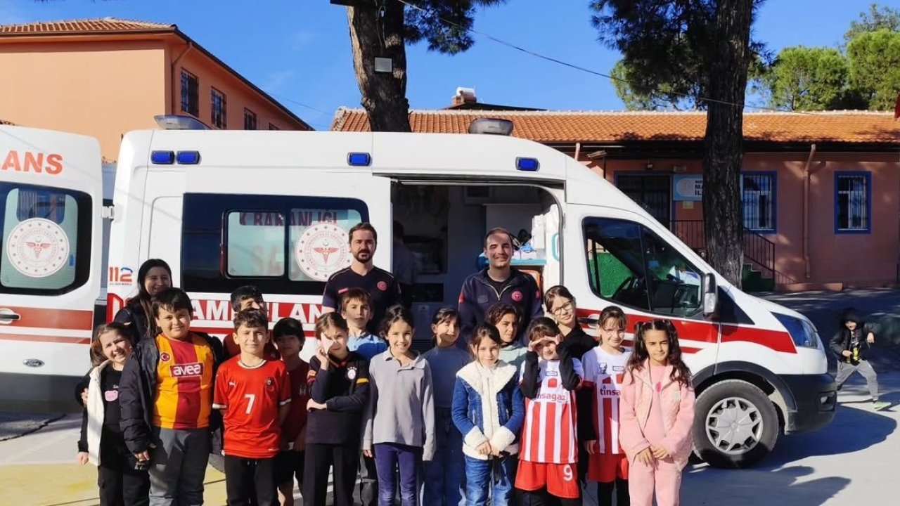 Yatağan’da öğrencilere acil sağlık hizmetleri tanıtıldı