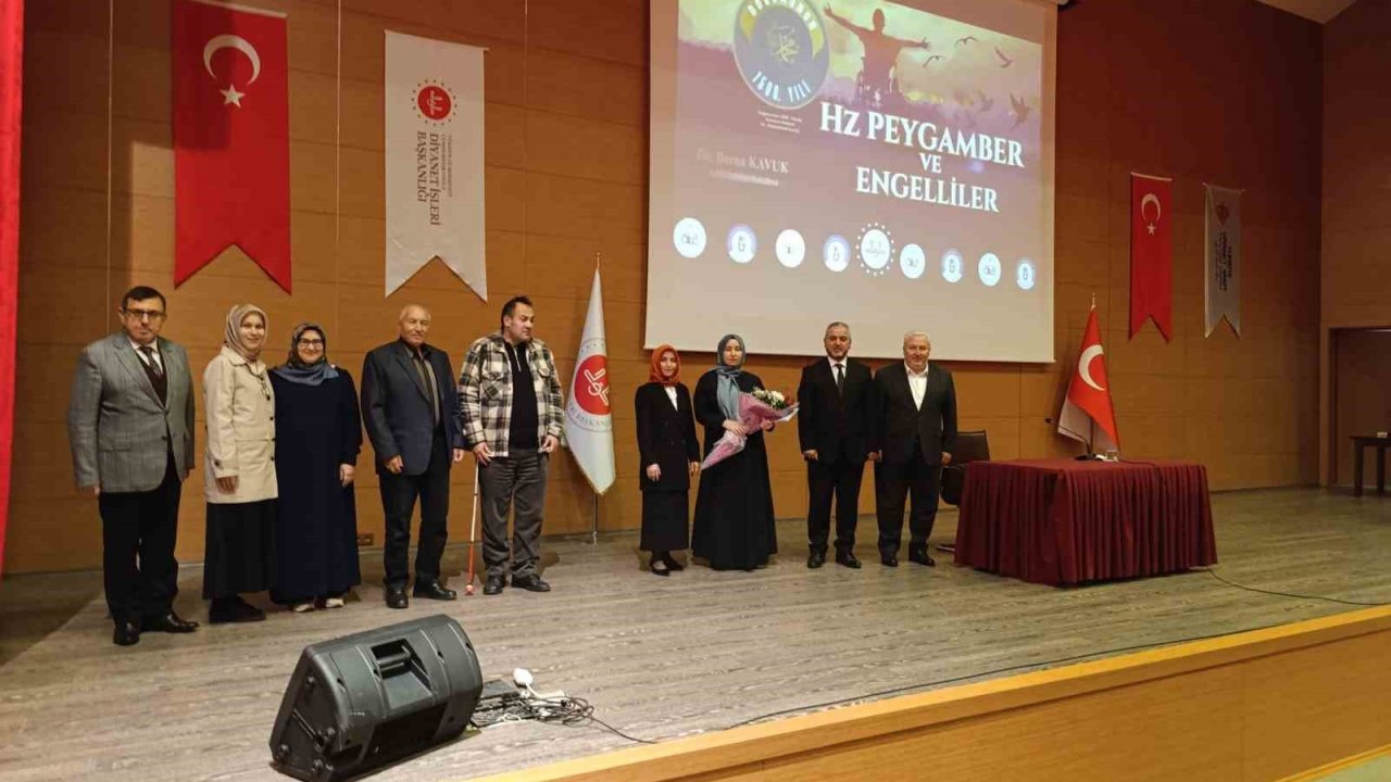Aydın’da ’Peygamberimiz ve Engelliler’ konferansı düzenlendi
