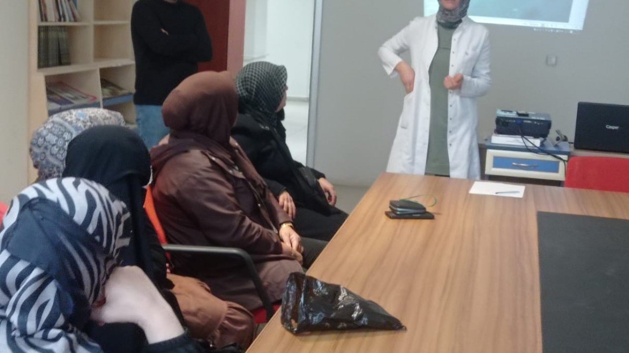 Elazığ’da vatandaşlara sağlık bilgilendirmesi