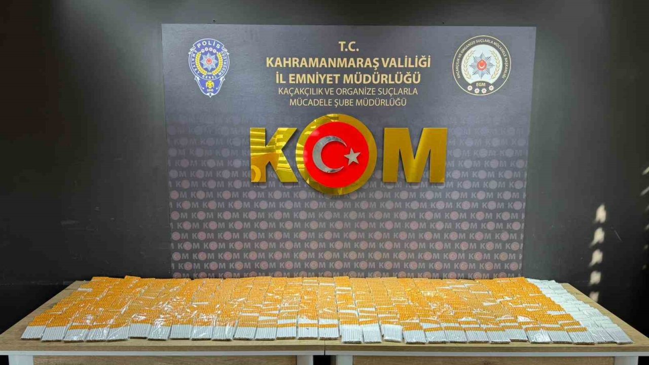 Kahramanmaraş’ta kaçakçılık operasyonları: 4 gözaltı