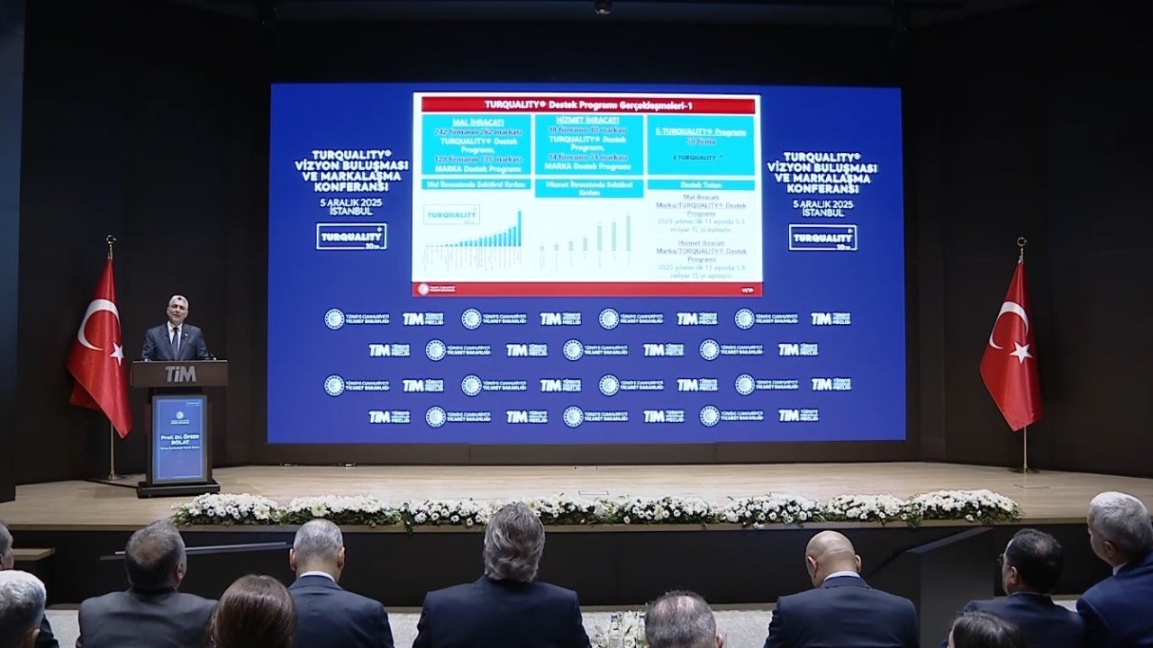 Bakan Bolat: "Mal ve hizmetler ihracatında 2030’a kadar 500 milyar dolara ulaşmayı hedefliyoruz"