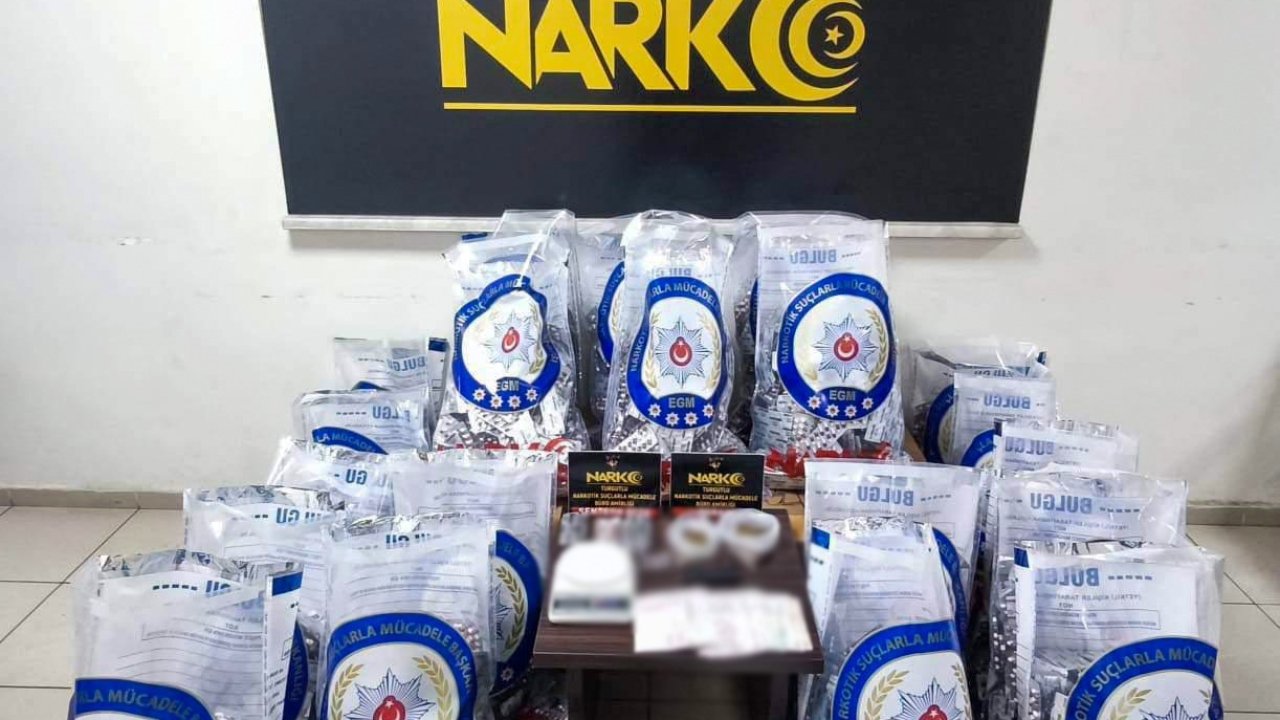 Turgutlu’da 83 bin sentetik ecza ele geçirildi