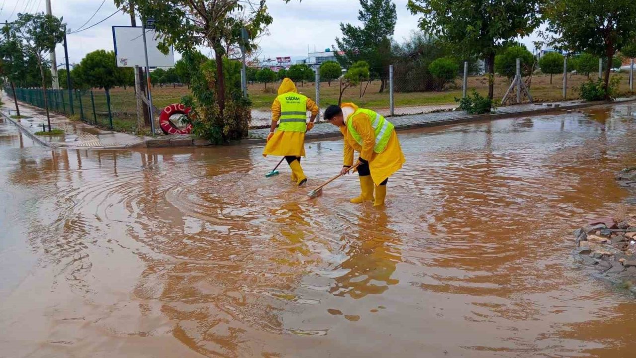 Didim Belediyesi ekiplerinden anında müdahale