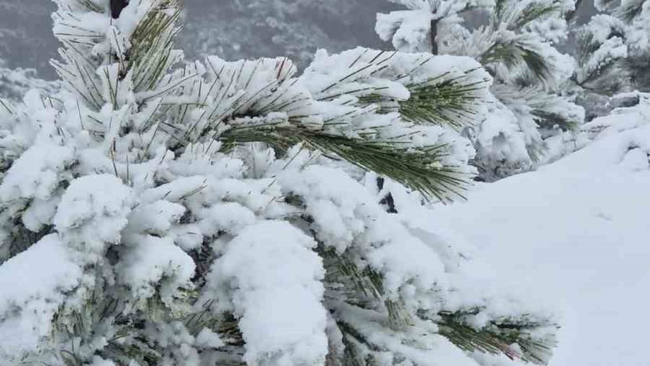 Muğla’ya mevsimin ilk karı yağdı