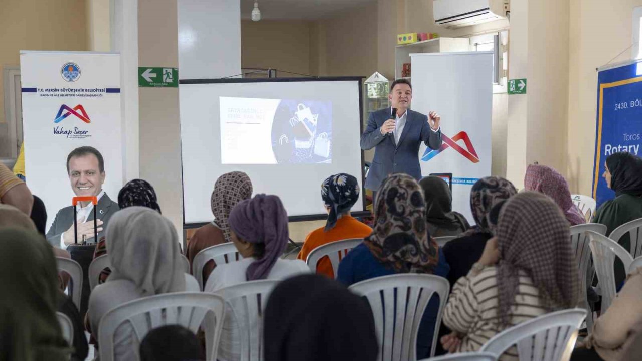 Kadınlara yönelik EVKA eğitimleri Mersin’de yoğun ilgi gördü