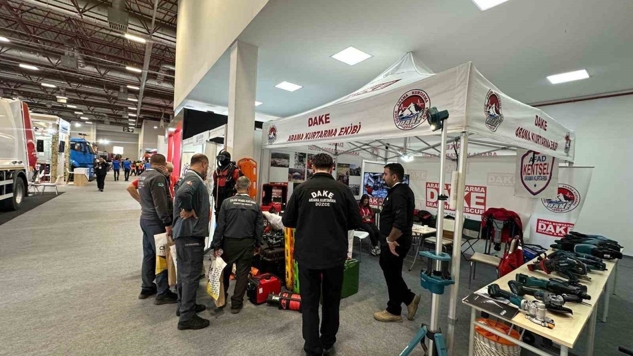 DAKE, Uluslararası Afet Yönetim Fuarı’nda Düzce’yi temsil etti