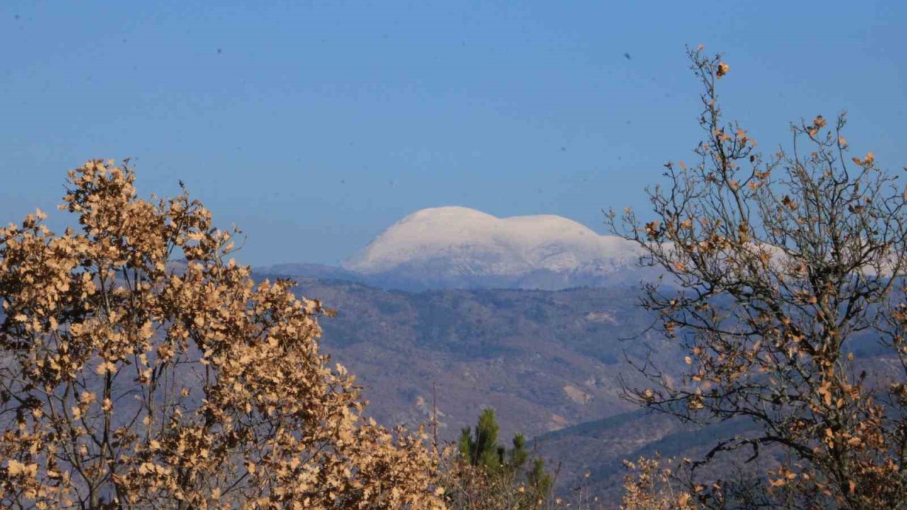 Çankırı’da sonbahar ve kış aynı karede