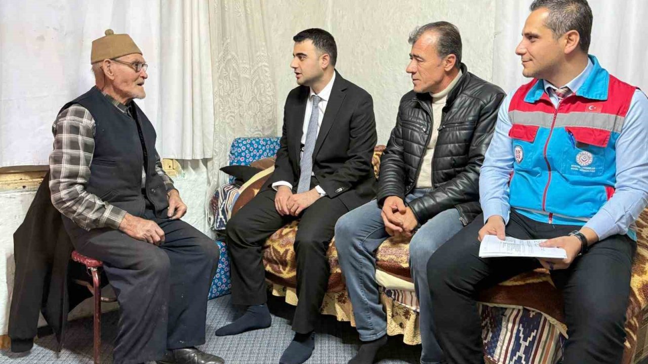 Kaymakam Kılıç vatandaşların kapısını tek tek çaldı