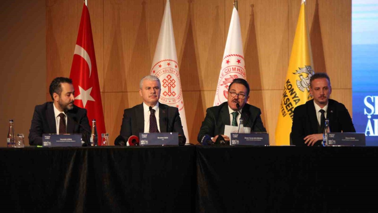 Hazreti Mevlana’nın 752. Vuslat Yıl Dönümü Uluslararası Anma Törenlerinin tanıtım toplantısı yapıldı