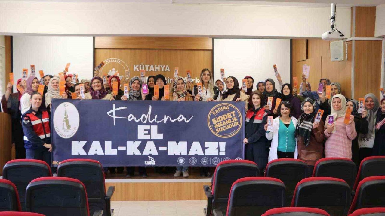 Kütahya’da kadınlara KADES eğitimi