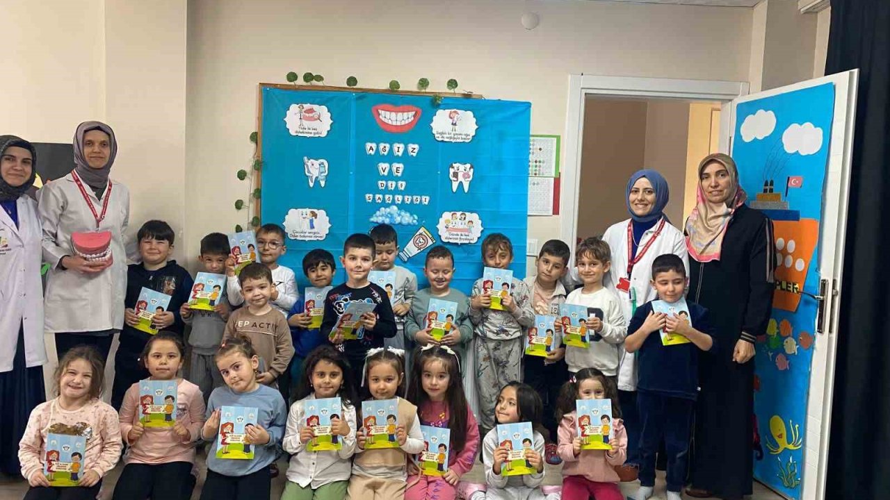 Çilimli’de miniklere sağlıklı gülüşler için eğitim
