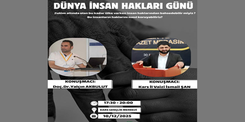 Kars İHH’den Dünya İnsan Hakları Günü’nde Program