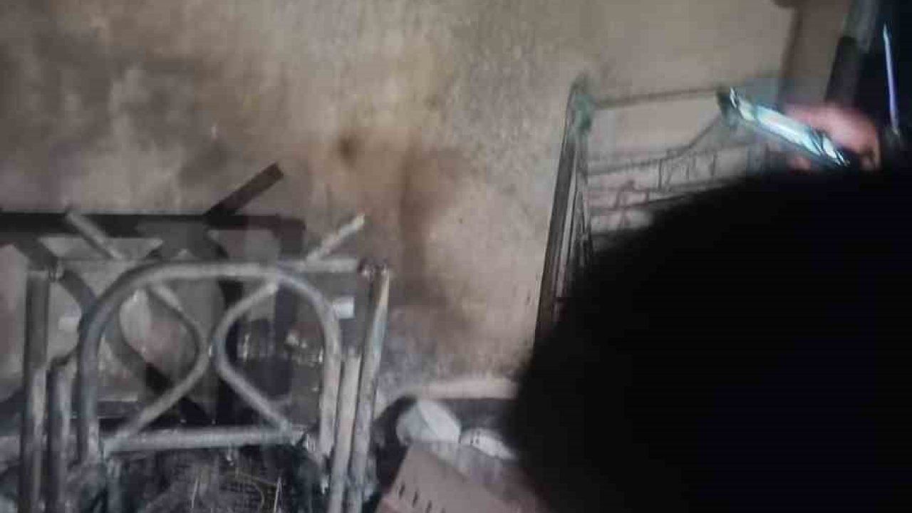 Batman’da apartman boşluğunda çıkan yangın söndürüldü