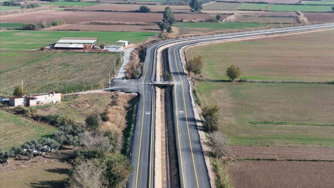 İncirliova ile Aydın Şehir Hastanesi arasında yol yapım çalışmaları tamamlandı