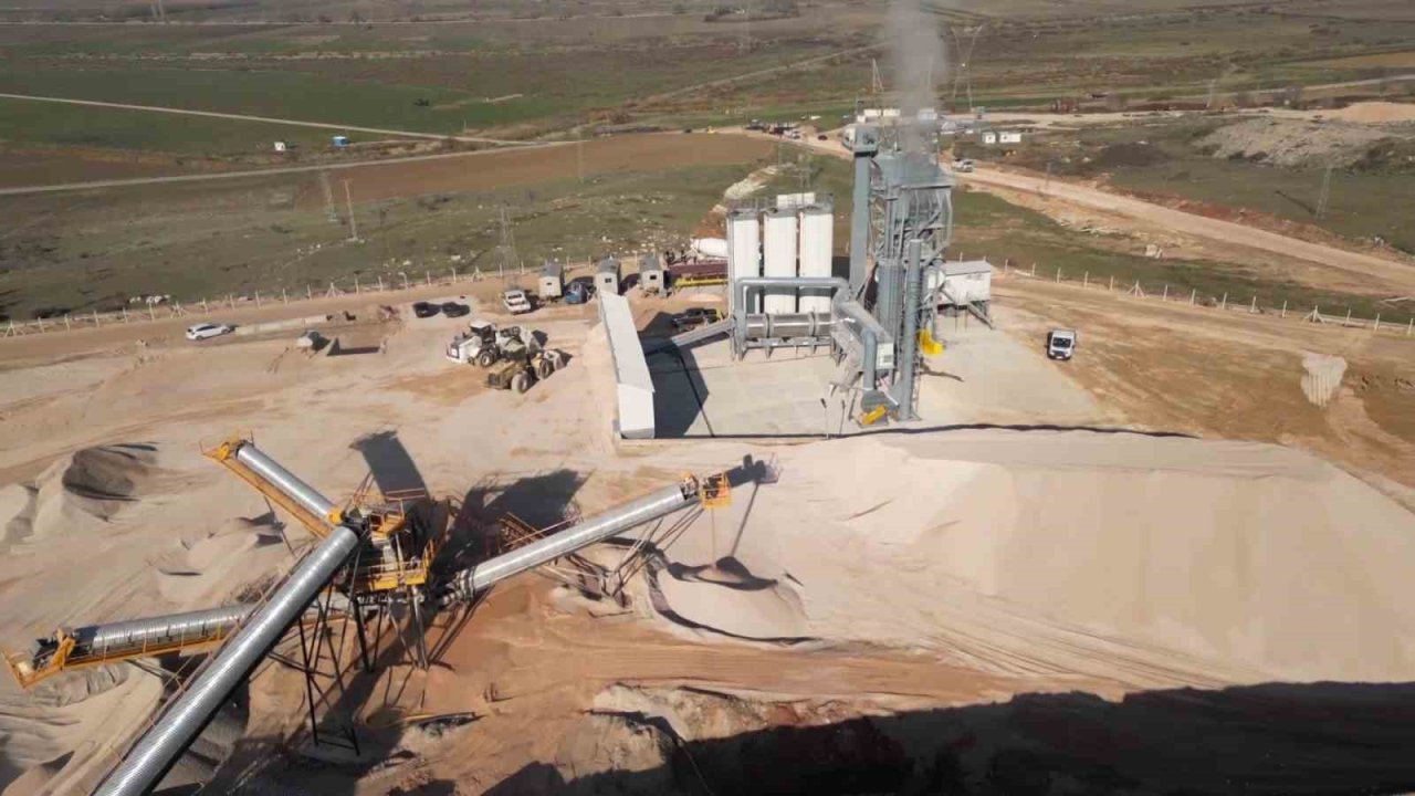 Amasya’nın asfalt plenti ve konkasör tesisiyle yılda 55 milyon TL’den fazla tasarruf sağlanacak