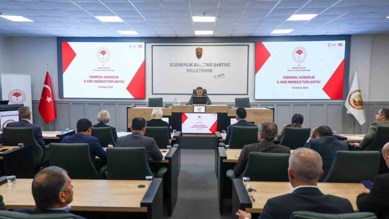 Bilecik’te Kuraklık Kriz Merkezi ve Hayvanları Koruma Kurulu Toplantıları yapıldı