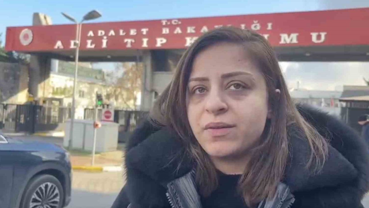 Adli Tıp Kurumu önünde tekme tokat kavga