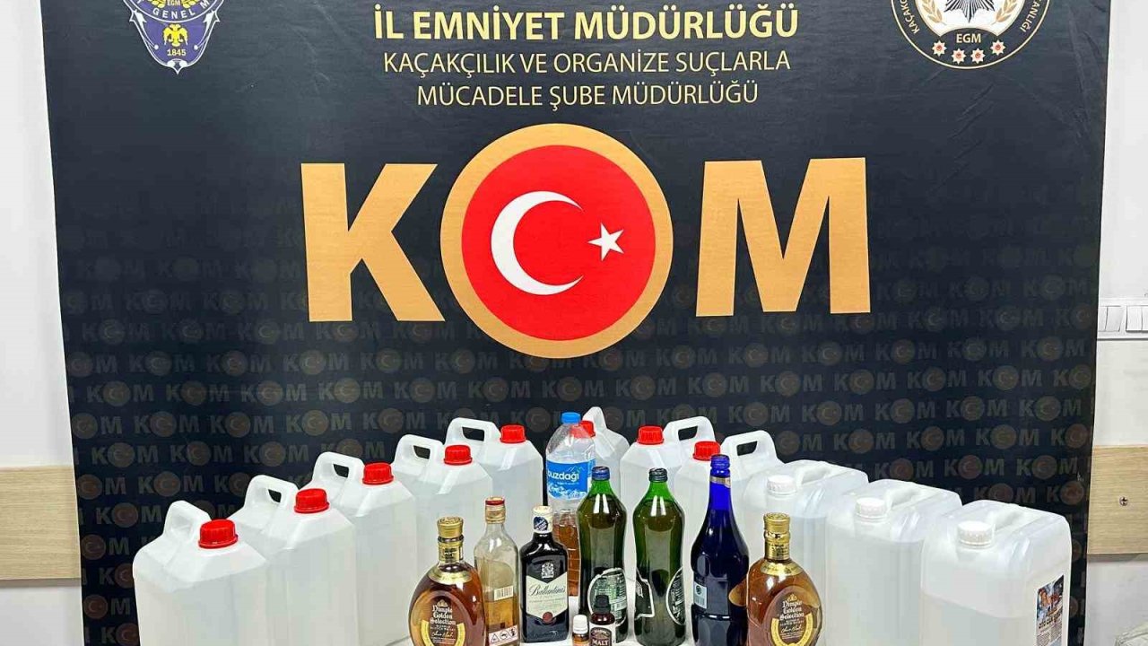 Kastamonu’da kaçak içki operasyonu