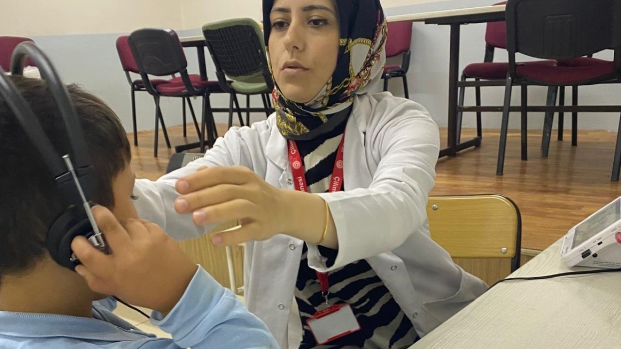 İlkokul öğrencilerine işitme testi yapıldı