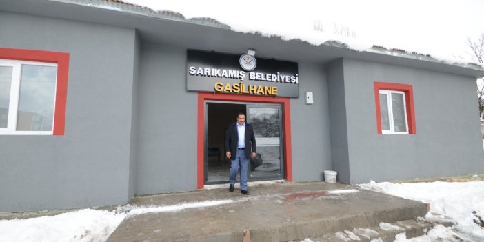 Sarıkamış’ta yapımı tamamlanan morg ve gasilhane hizmete girdi