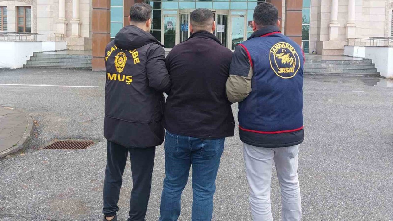 Muş’ta 20 yıl kesinleşmiş hapis cezası bulunan hükümlü JASAT tarafından yakalandı