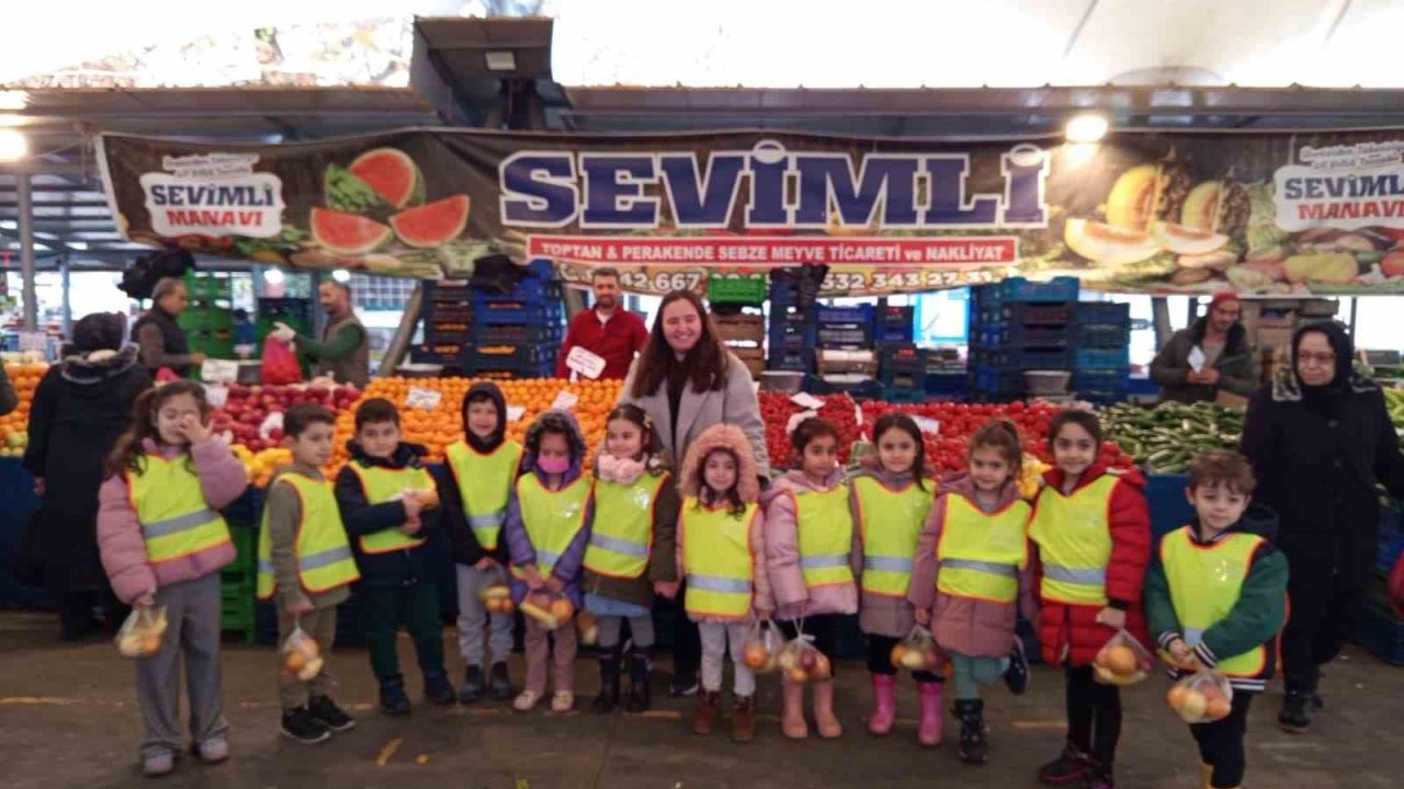 Anaokulu Öğrencilerinden Yerli Malı Haftası’na anlamlı ziyaret