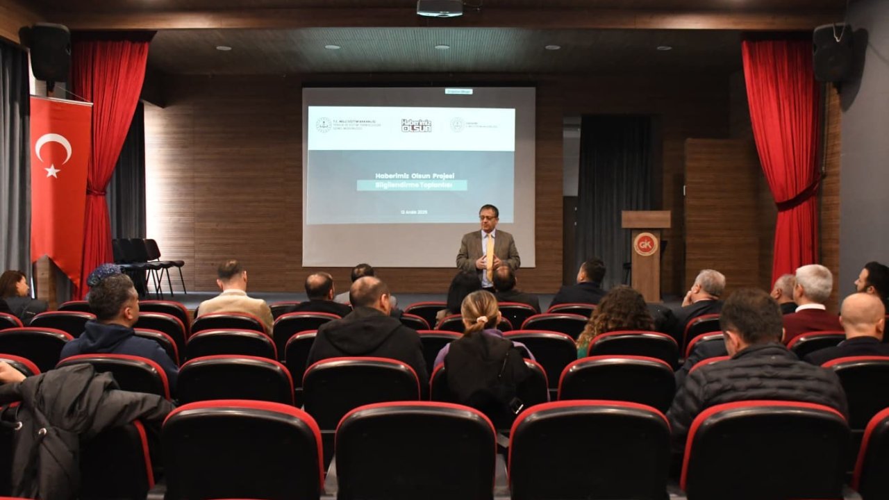 ’Haberimiz Olsun Projesi’ kapsamında toplantı yapıldı