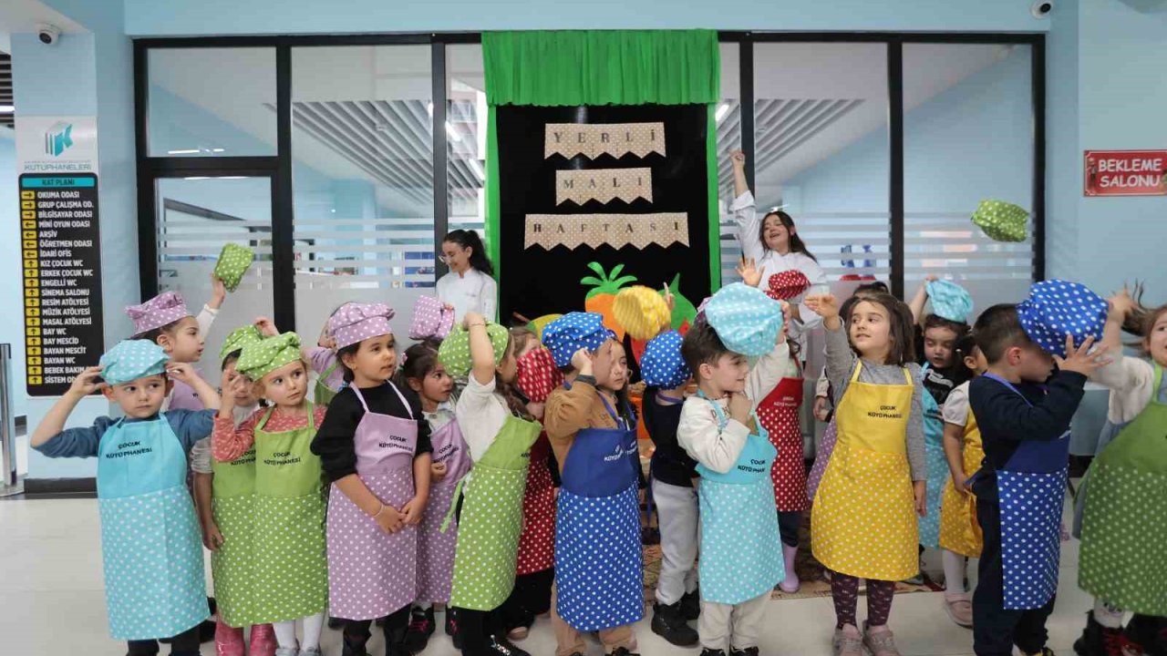 Büyükşehir’in miniklere özel merkezinde Minik Şefler Mutfakta etkinliği