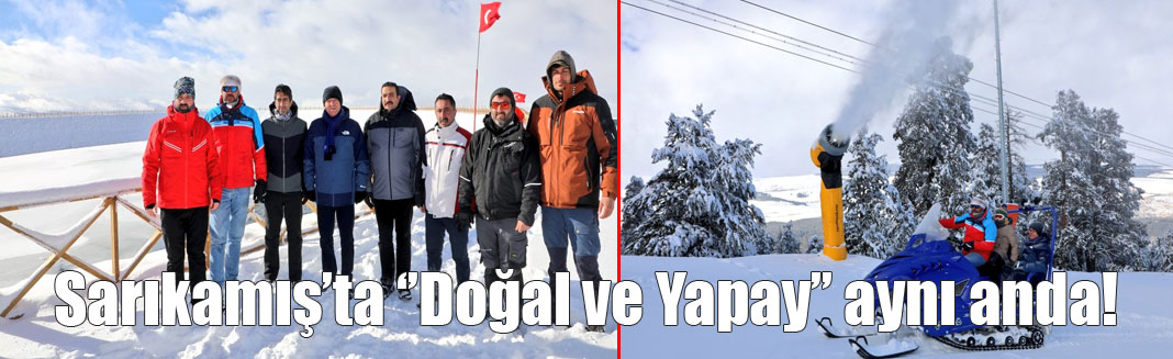 Sarıkamış’ta suni karlama sistemleri test ediliyor