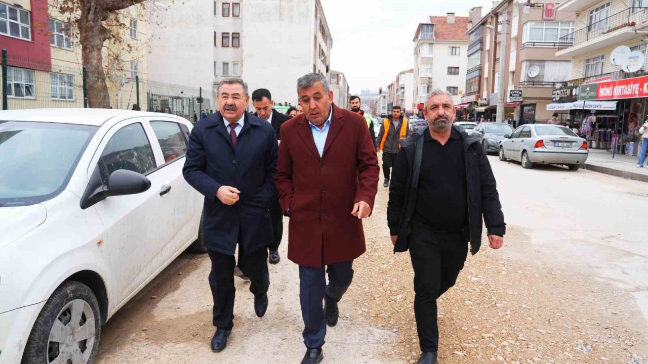 ASKİ ve Gölbaşı Belediyesi’nden Cemal Gürsel Caddesi’nde altyapı seferberliği