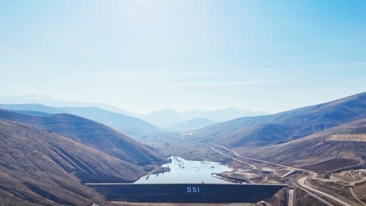 Bayburt’taki Yelpınar Göleti’nde su tutulmaya başlandı