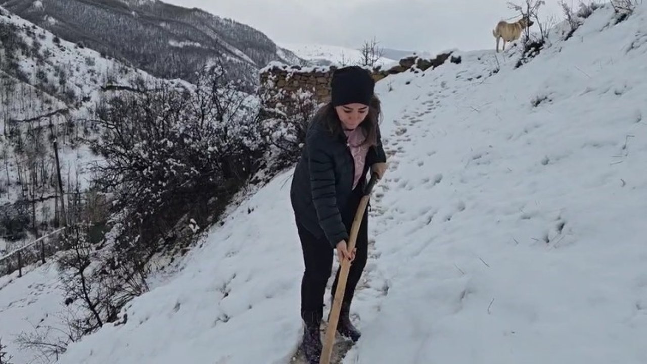 Erzincan’ın yüksek kesimleri beyaza büründü