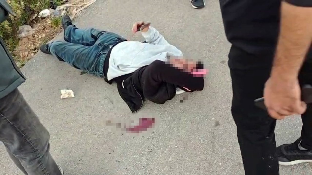 Husumetlileriyle karşılaşan genç bıçaklanarak yaralandı