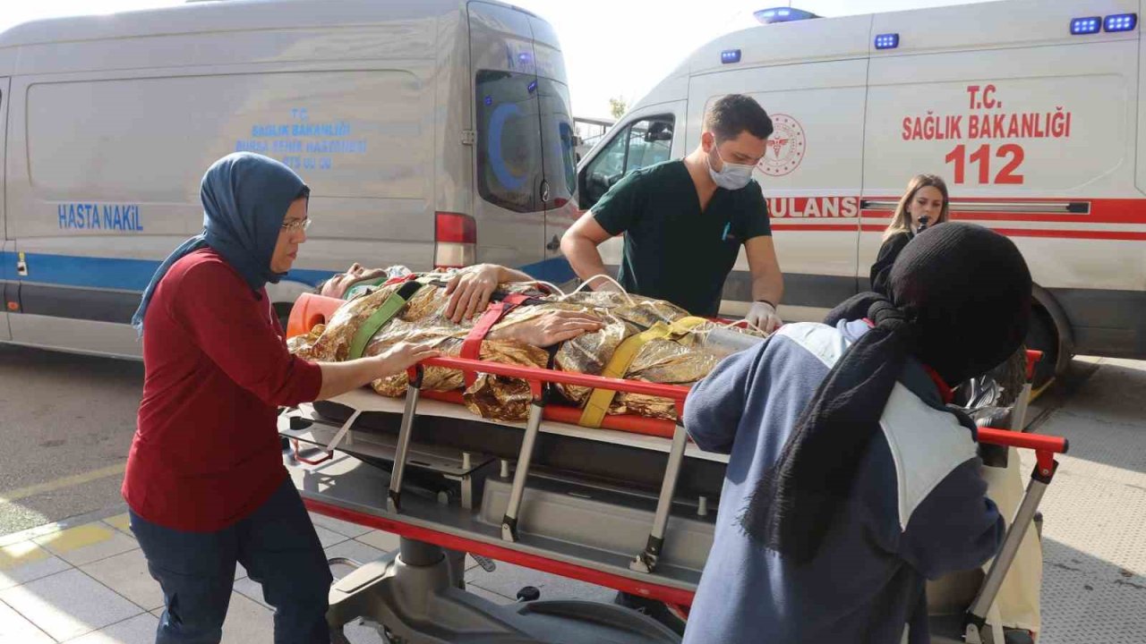 Bursa Şehir Hastanesi’nde gerçeğini aratmayan deprem ve yangın tatbikatı