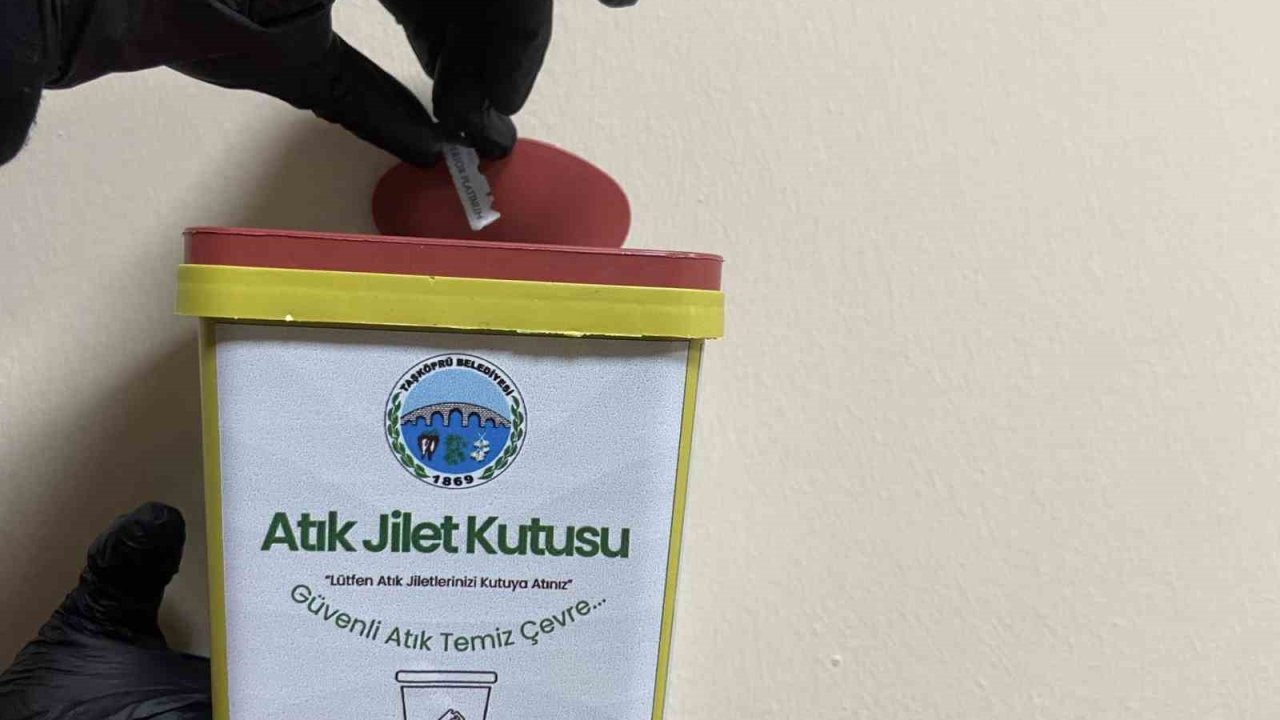 Taşköprü Belediyesi, atık jiletleri toplayacak
