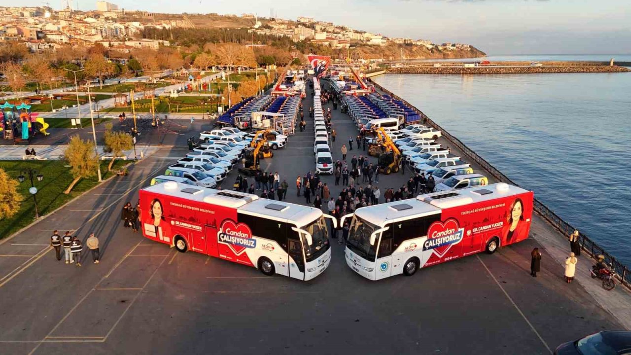 Tekirdağ’da dev yatırım: Yüzlerce araç alındı
