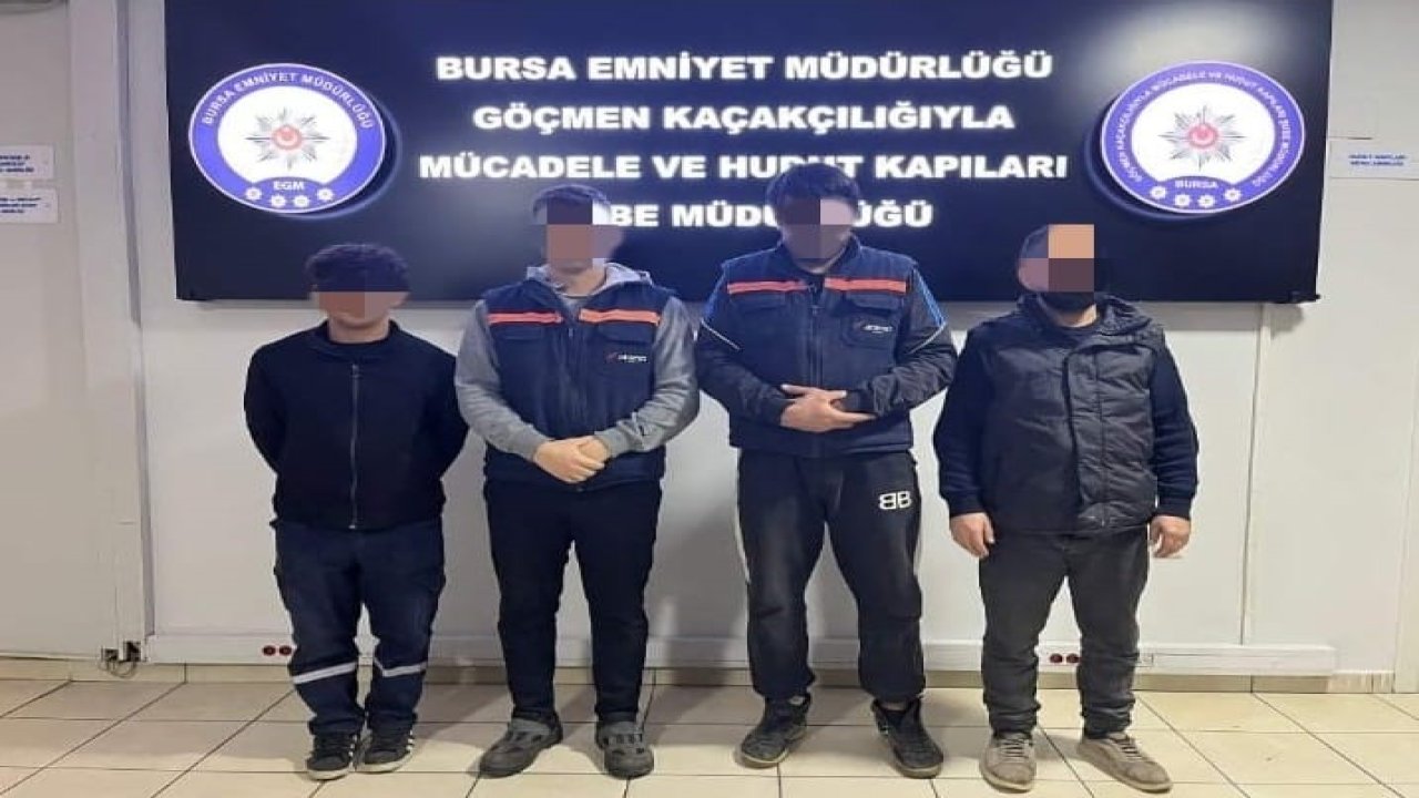 Bursa’da düzensiz göçmen denetimi