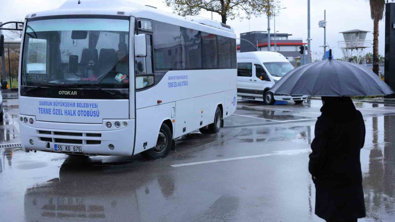 Terme’de toplu ulaşımda SAMKART dönemi başladı