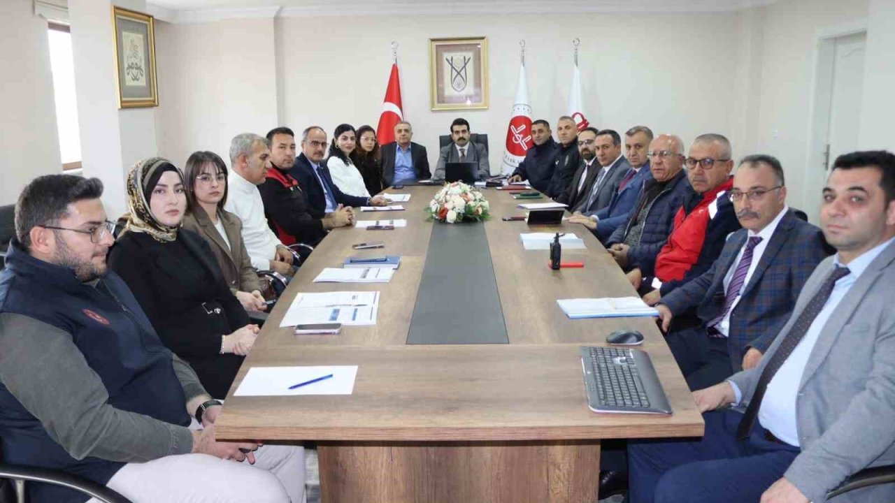 Tomarza’da İlçe Afet Koordinasyon Kurulu Toplantısı yapıldı