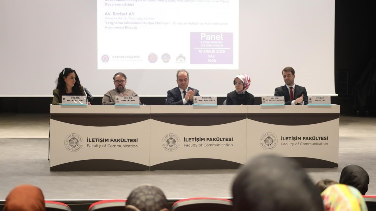 Atatürk Üniversitesi’nde ‘Medyada suç ve suçun temsili’ paneli