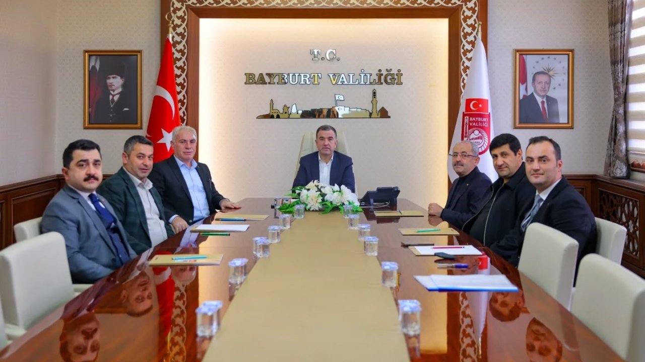 Bayburt’ta ekonomik yatırımlar değerlendirildi