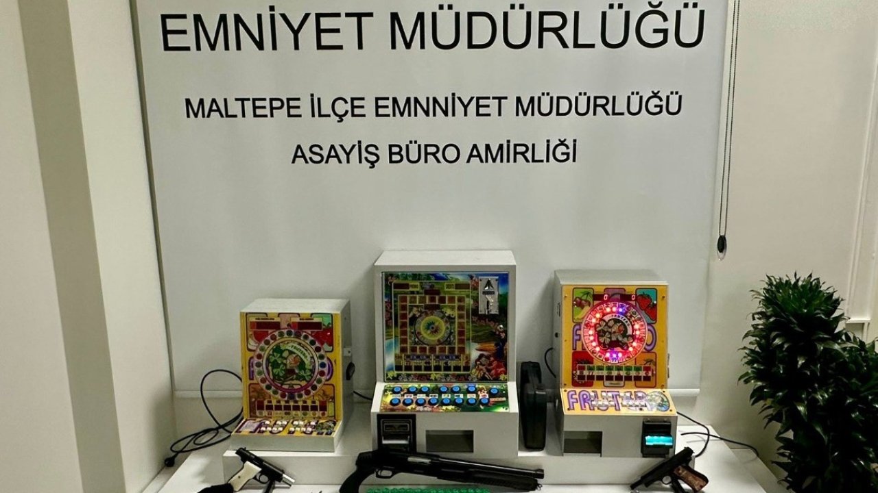 Maltepe’deki "zula" evine baskında çok sayıda silah ele geçirildi